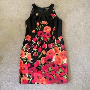 Jessica Howard floral sheath dress, size 14.